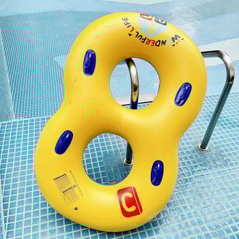 Κολυμβητικό δαχτυλίνι για ενήλικες, παχύ PVC, μονόχρωμο, κατάλληλο για κολύμβηση και βάδισμα στο νερό