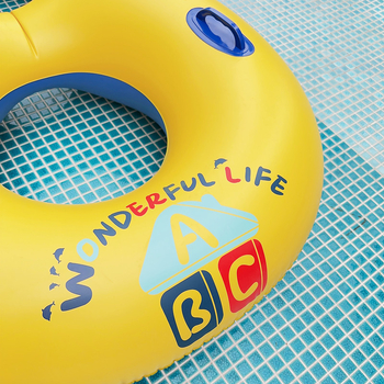 Κολυμβητικό δαχτυλίνι για ενήλικες, παχύ PVC, μονόχρωμο, κατάλληλο για κολύμβηση και βάδισμα στο νερό