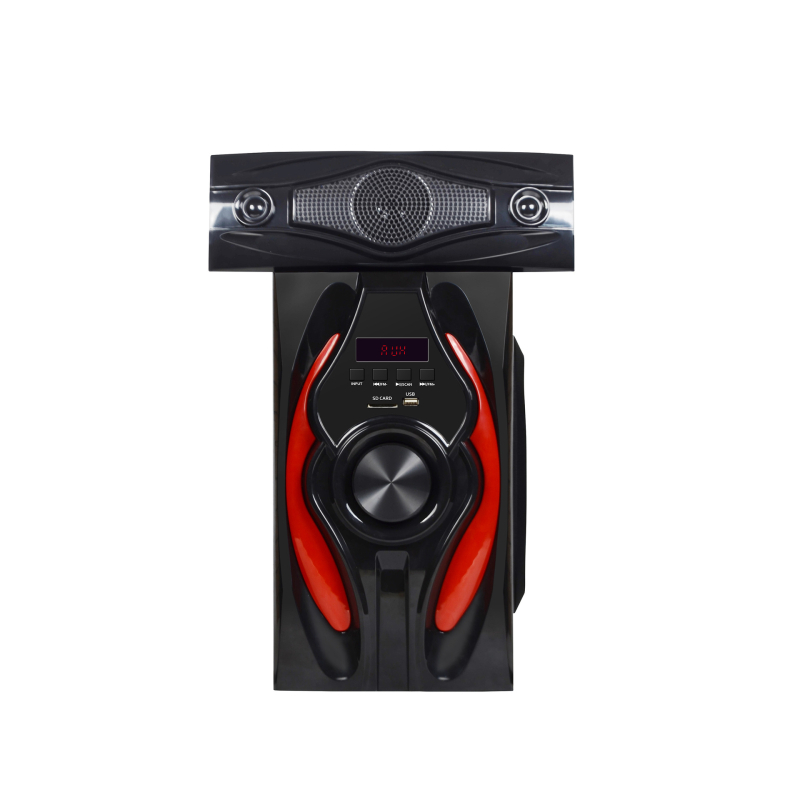 Jerry JR-J13 Hi‑Fi profesionalni višefunkcionalni kućni zvučnik za TV i PC, 3.1-kanalni, Bluetooth, USB MP3, drveno kućište s displayem, do 800W PMPO, 6,5" woofer i tri 3" satelita