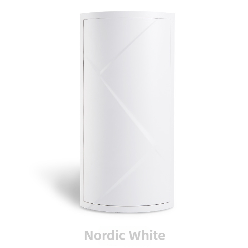 Organizator de depozitare rotativ montat pe perete, 3 etaje din ABS, stil Nordic, pentru bucătărie și baie