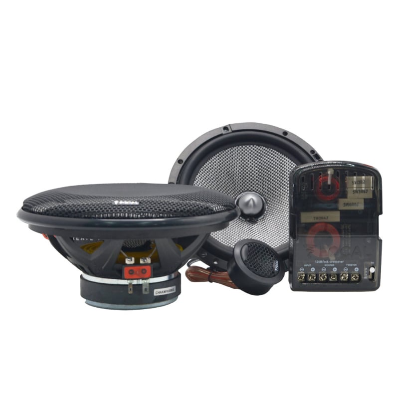Set de boxe auto pentru ușa din față: woofer și horn, model 165as, 80W, 4Ω, interval de frecvențe 56–45 kHz