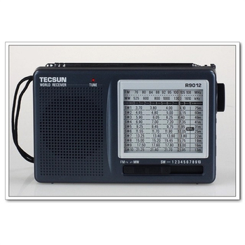 Radio Tecsun R-9012 — receptor cu 12 benzi, cu acoperire în bandă întreagă, reglaj manual, difuzor încorporat, sunet mono