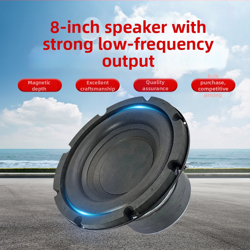 8-inčni automobilski subwoofer s dugim hodom, multimedijski zvučnik