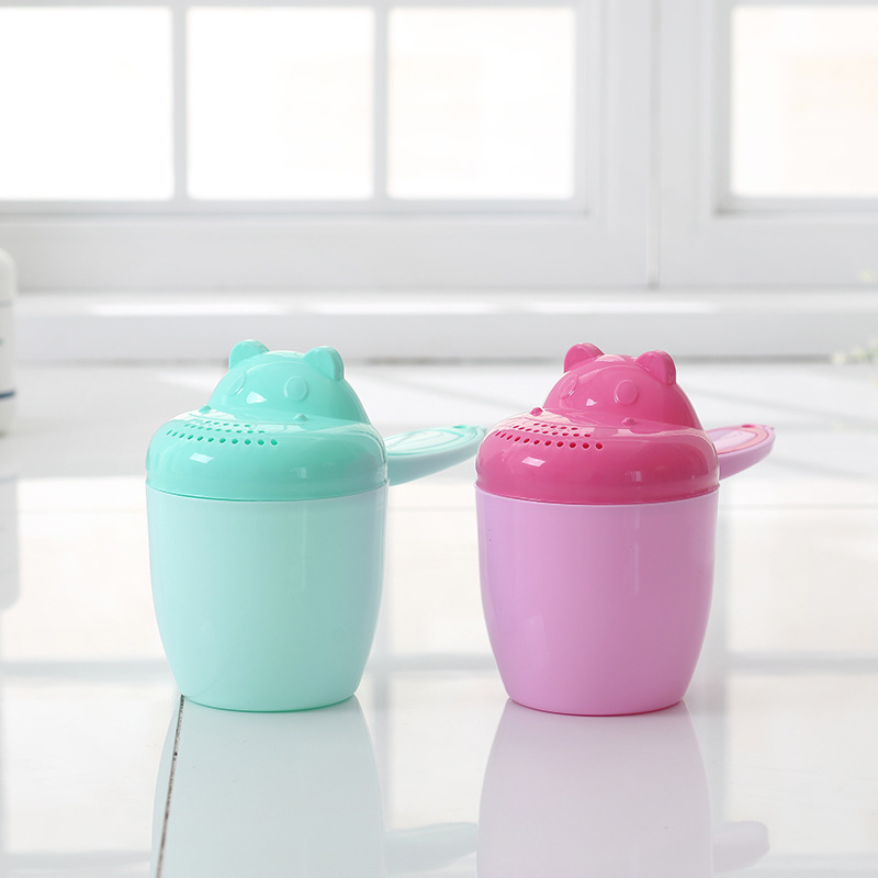 Tired PP műanyag babafürdető kanál hosszú nyéllel – logó nélkül, testreszabás nélkül