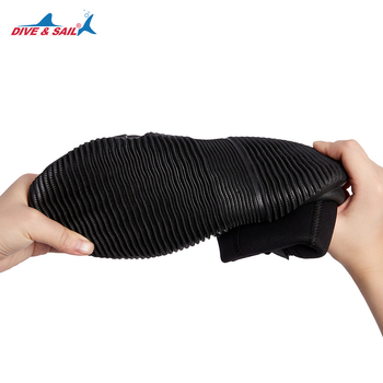 DIVE&SAIL Υψηλοτάτα Παπούτσια Νεοπρέν για Υδάτινα Αθλήματα με Πλάγιο Φερμουάρ, Παχιά Σόλα, Καουτσούκ Εξωτερικό, Unisex Για Ενήλικες, Για Κατάδυση, Snorkeling και Σέρφινγκ