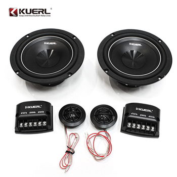 Autóhangszóró készlet, első ajtóhoz, kétutas, 6,5 hüvelykes (Modell K-6523, 4Ω, 160W max, 60Hz–20kHz, érzékenység >91dB)