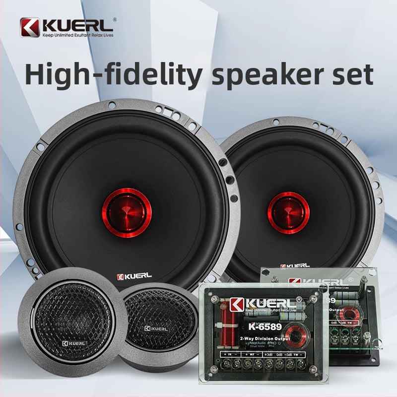 Autóhifi 2-utas hangszóró készlet (K-6589) 4 Ω, 150 W, 65 Hz–20 kHz, 88 dB
