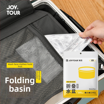 Bazin pliabil - plastic, portabil pentru călătorii și utilizare în exterior - pentru spălarea hainelor și a legumelor - 0,1 kg