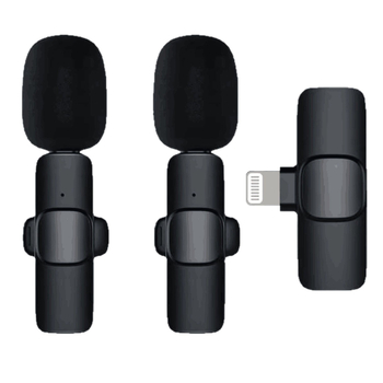 K15 bezdrôtový lavalier mikrofón – 3v1 pre živé vysielanie a nahrávanie, redukcia šumu, mikrofón pre krátke videá, Bluetooth 5.3, vstavaná batéria 3–6 h