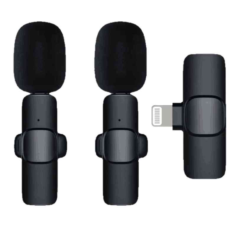 K15 bezdrôtový lavalier mikrofón – 3v1 pre živé vysielanie a nahrávanie, redukcia šumu, mikrofón pre krátke videá, Bluetooth 5.3, vstavaná batéria 3–6 h