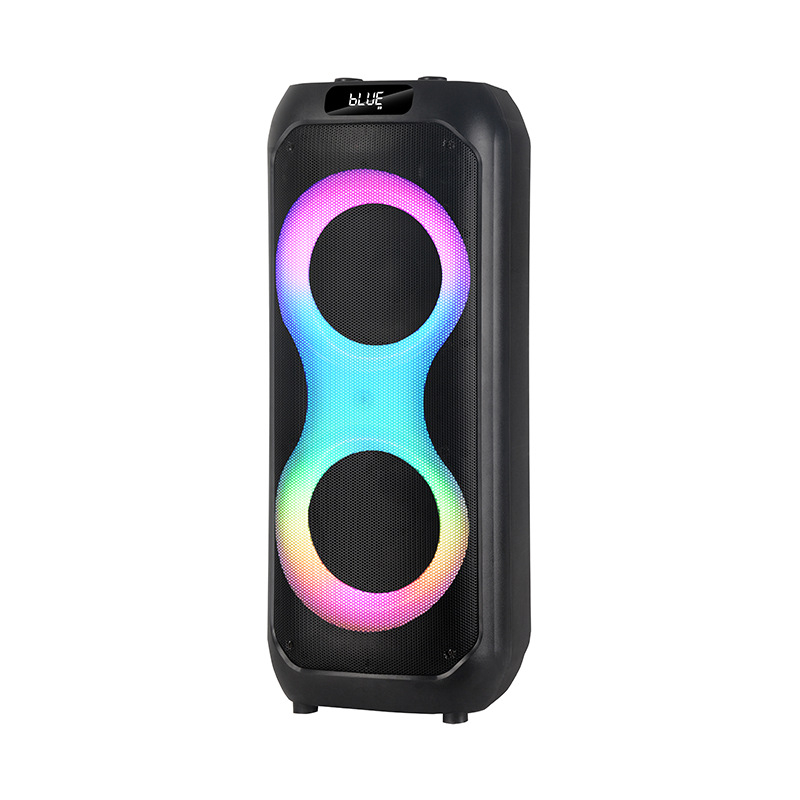 Difuzor Bluetooth de exterior pentru petreceri, 3 difuzoare, 40W, microfon cu încărcare wireless, baterie încorporată 2000–4000mAh, Bluetooth 5.0