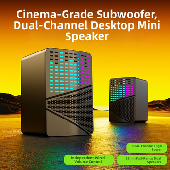 S556 Difuzoare USB pentru calculator, 2.0 canale, Bluetooth fără fir, sistem cu două difuzoare și subwoofer