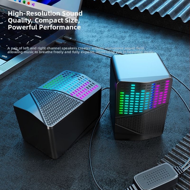 S556 Difuzoare USB pentru calculator, 2.0 canale, Bluetooth fără fir, sistem cu două difuzoare și subwoofer