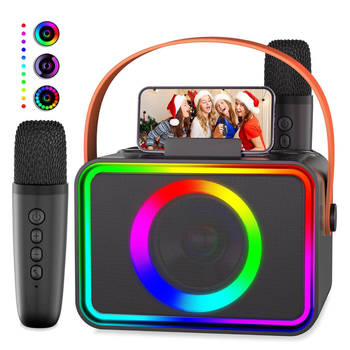 Karaoke mikrofon zvučnik all-in-one – Bluetooth 5.3, 8W, 20Hz–20kHz, SNR ≥75dB, trajanje 8–12h