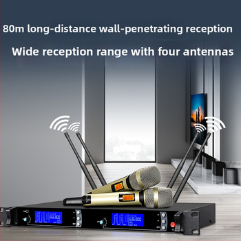 Bezdrôtový KTV mikrofón SKM9000, profesionálny mikrofón na pódium. Model SKM9000; typ mikrofónu: KTV/profesionálny; vstavaná batéria 300–500 mAh; výdrž 3–6 h; SNR ≥70 dB; menovité napätie 220V.