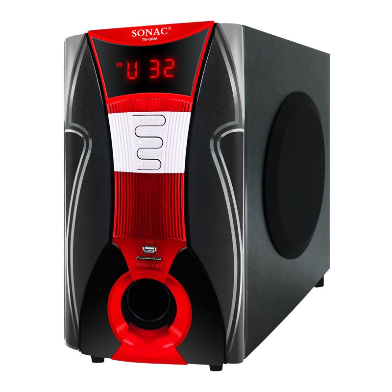 SONAC TG-Q03A Sistem home multimedia 3.1 canale cu Bluetooth, 4 difuzoare, subwoofer liniar, intrare 220V