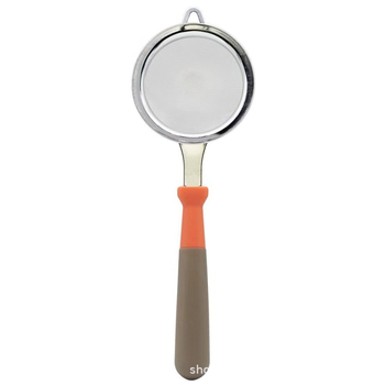 Nehrđajući čelik kuhinjsko filter-sito s ultra-finom mrežom, dvostruki kukac, protiv klizanja, protiv opeklina, prilagodljiv logotip