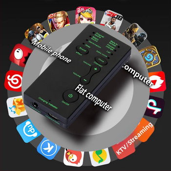 M1 zvučna kartica za mobitel i PC, promjena glasa s američkim naglaskom, mikrofon za igrice i prijenos uživo