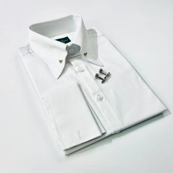 Košulja - Slim fit, Pin collar, Dugi rukavi, Bambus vlakna, Bez glačanja