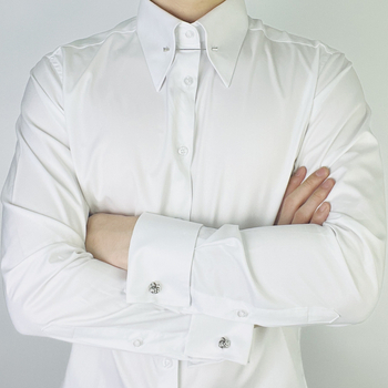 Košulja - Slim fit, Pin collar, Dugi rukavi, Bambus vlakna, Bez glačanja