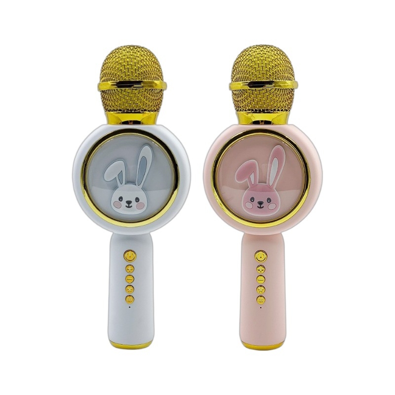 Bluetooth karaoke mikrofon za kućnu upotrebu s integriranim zvukom, model X6 — Bluetooth 5.1, ugrađena baterija 800–1000 mAh, frekvencijski odziv 60 Hz–15 kHz, SNR ≥70 dB, trajanje baterije 3–6 h