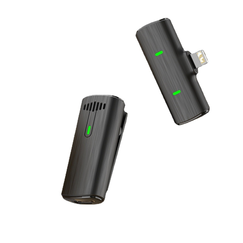 Microfon Lavalier wireless K10, sistem 1:2 pentru streaming în aer liber și înregistrare pe telefon, interval de frecvențe 100 Hz-20 kHz, SNR ≥70 dB, baterie încorporată 3–6 h