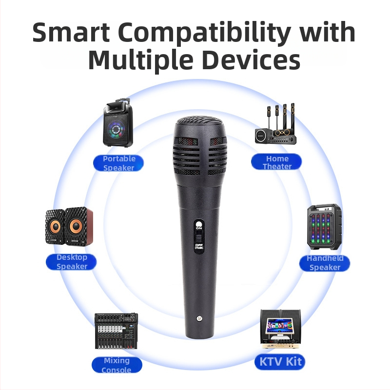 Fugue plastový káblový mikrofón – OEM podpora, CE a RoHS certifikát