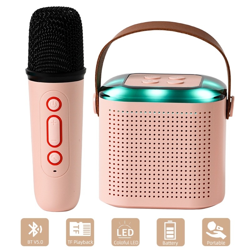 Bluetooth karaoke ηχοσύστημα με ενσωματωμένο μικρόφωνο, Υποστήριξη TF κάρτας, 5W, Bluetooth 5.0, 100Hz-20kHz