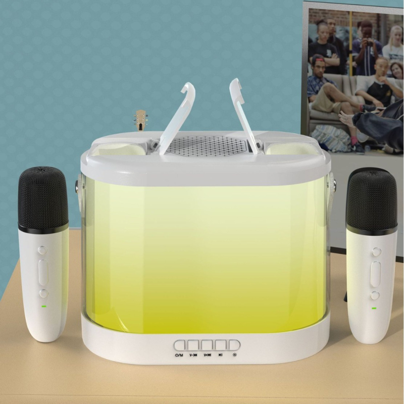 Vanjski prenosni Bluetooth zvučnik s mikrofonom za karaoke - ugrađena baterija 2000-4000 mAh, 20W, Bluetooth 5.2, frekvencijski raspon 20 Hz-20 kHz, SNR >=75 dB
