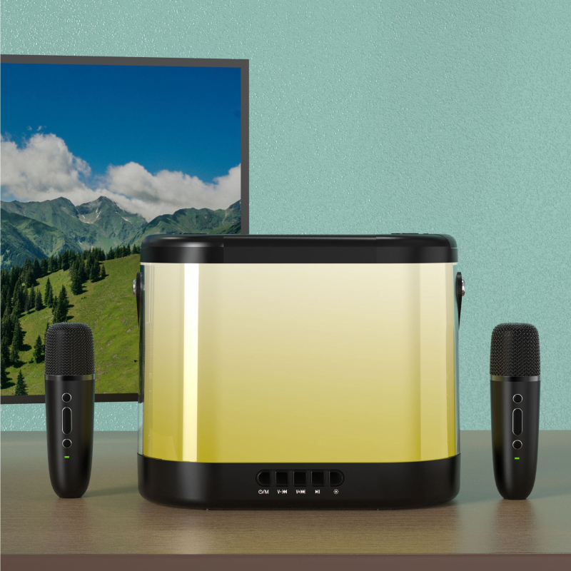 Vanjski prenosni Bluetooth zvučnik s mikrofonom za karaoke - ugrađena baterija 2000-4000 mAh, 20W, Bluetooth 5.2, frekvencijski raspon 20 Hz-20 kHz, SNR >=75 dB