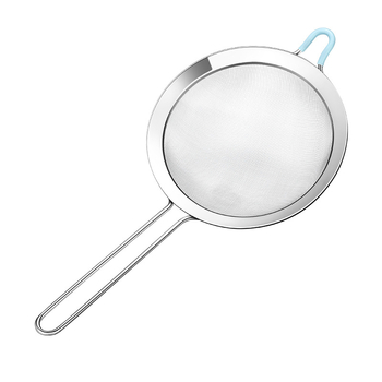 Sită de făină cu 60 ochiuri, din oțel inoxidabil 304, manual, pentru coacere acasă