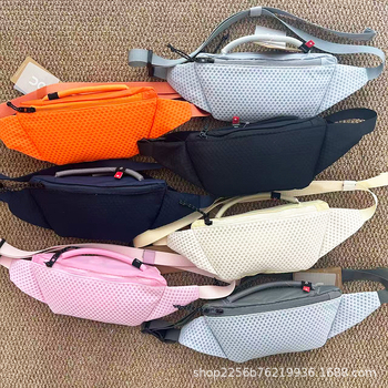 Спортна поясна чанта 2L, нейлон, водоустойчива, ултралека, сгъваема