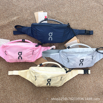 Спортна поясна чанта 2L, нейлон, водоустойчива, ултралека, сгъваема