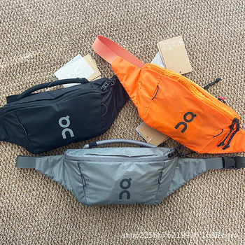 Спортна поясна чанта 2L, нейлон, водоустойчива, ултралека, сгъваема