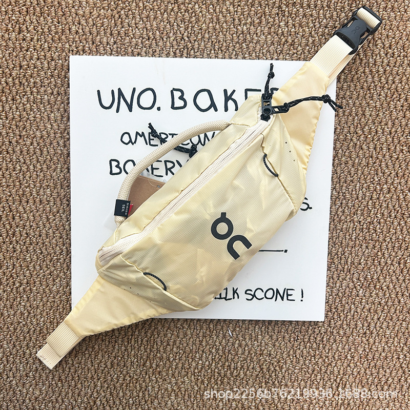 Спортна поясна чанта 2L, нейлон, водоустойчива, ултралека, сгъваема