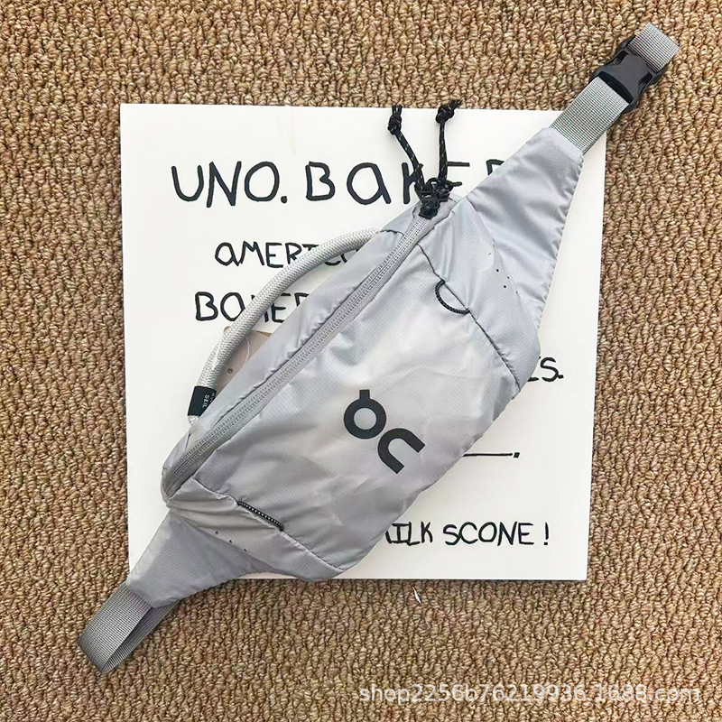 Спортна поясна чанта 2L, нейлон, водоустойчива, ултралека, сгъваема