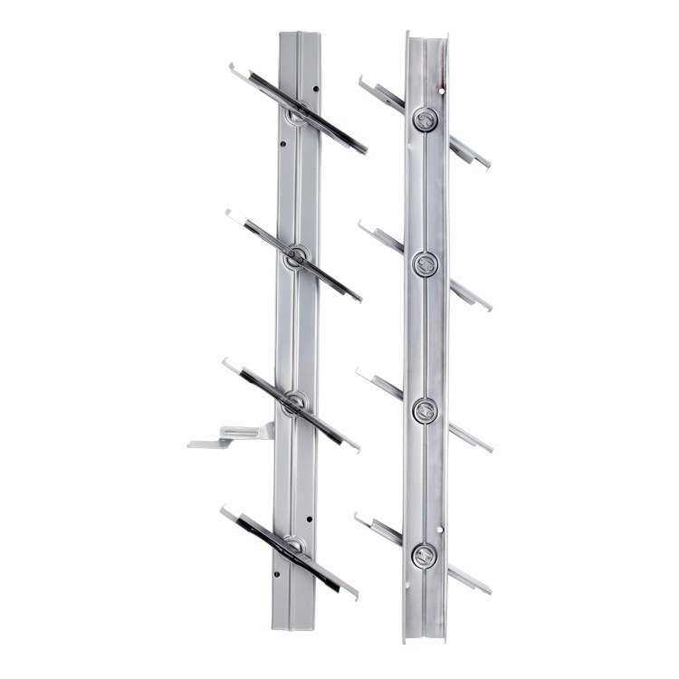 Držači za žaluzije od aluminijske legure i plastike, model AS062, za kuhinju, balkon i dnevni boravak, moderni stil, premaz sprejem