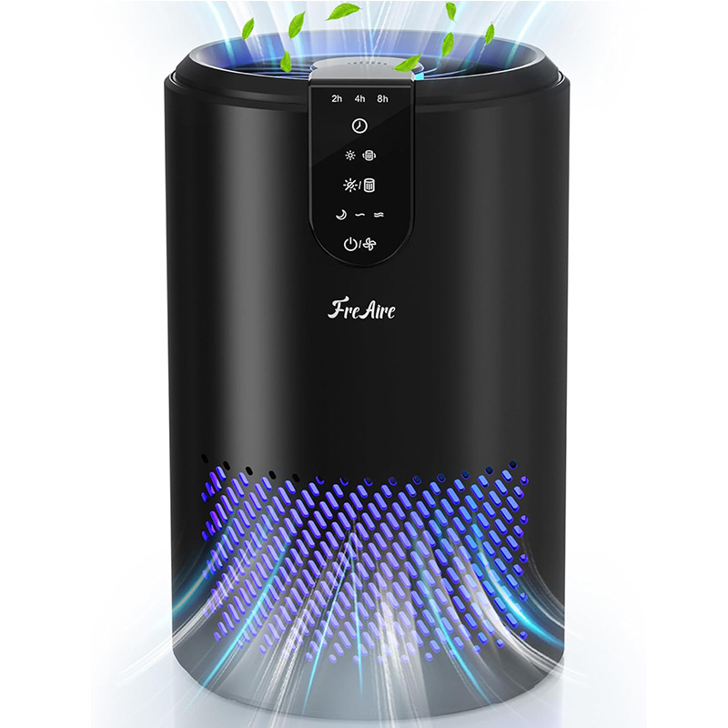 Čistač zraka - negativni ioni, protok zraka 50 m3/h, pogodno za 11-20 m², buka 36-45 dB, kompozitni filter