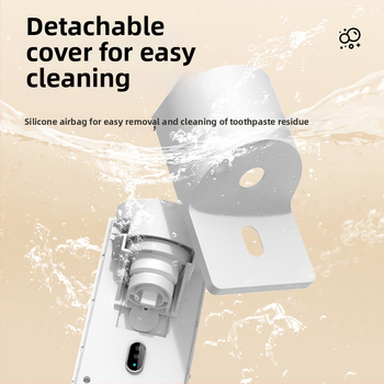 Fali elektromos fogkrém adagoló intelligens infravörös érzékelővel, több sebesség, könnyen tisztítható