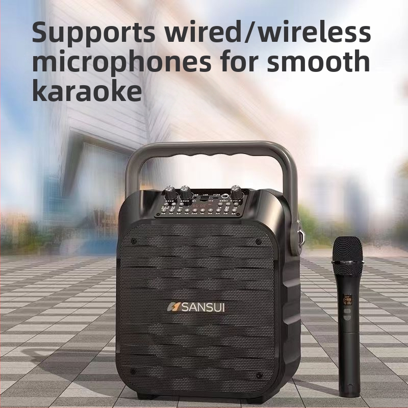 Landscape U16 vanjski Bluetooth zvučnik za karaoke s ugrađenim mikrofonom - prenosni bežični snažni zvučnik