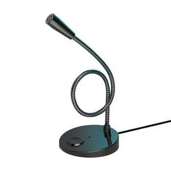 USB stolni mikrofon za online nastavu, prijenos uživo, karaoke, igre i konferencije, s 3,5 mm priključkom