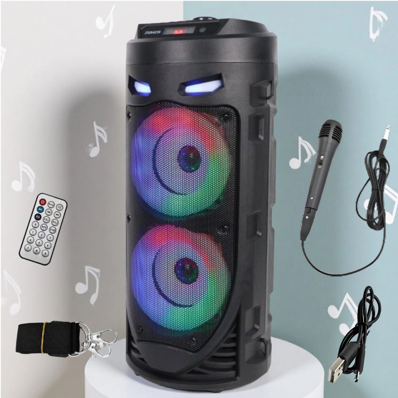 Bluetooth zvučnik s mikrofonom, izlaz 16W, Bluetooth 5.3, ugrađena baterija 1000–1200 mAh, frekvencijski raspon 100 Hz–20 kHz, SNR ≥70 dB