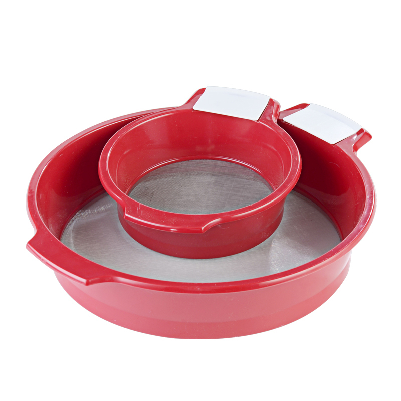 Sită de făină cu plasă ultra-fină pentru coacere — design modern minimalist