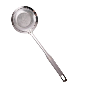 Inox kuhinjski skimmer i sito za brašno, filtr za pjenu za sojino mlijeko