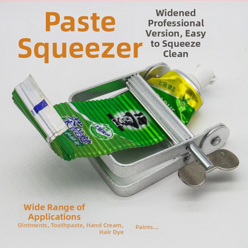 Dávkovač krémov na vlasy; hliníková zliatina; čisté množstvo 105 g; dávkovanie krému; vhodný pre pleťové krémy a zubnú pastu