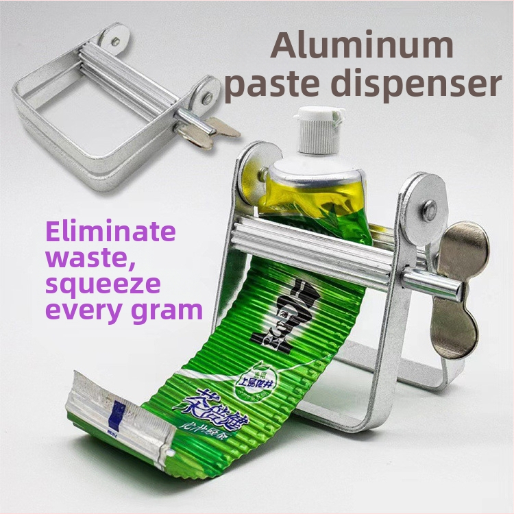 Dávkovač krémov na vlasy; hliníková zliatina; čisté množstvo 105 g; dávkovanie krému; vhodný pre pleťové krémy a zubnú pastu