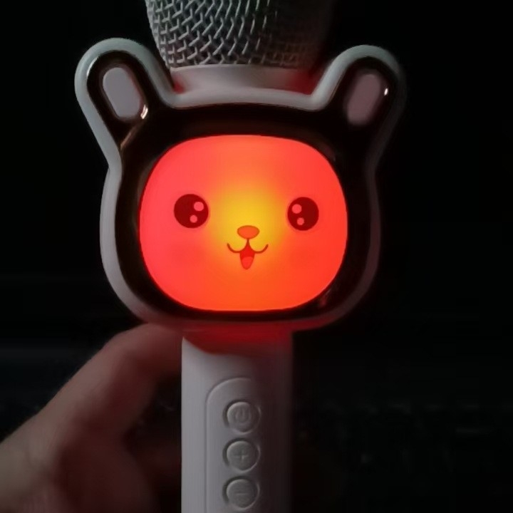 Gyerekeknek szóló vezeték nélküli Bluetooth karaoke mikrofon beépített hangszóróval, rajzfilm dizájnnal, Modell A71, Bluetooth 5.0, 5V, 3W, 1000–1200 mAh, 100 Hz–20 kHz, SNR ≥70 dB