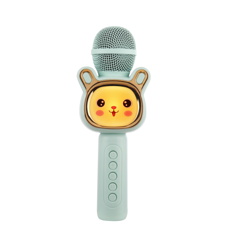 Gyerekeknek szóló vezeték nélküli Bluetooth karaoke mikrofon beépített hangszóróval, rajzfilm dizájnnal, Modell A71, Bluetooth 5.0, 5V, 3W, 1000–1200 mAh, 100 Hz–20 kHz, SNR ≥70 dB