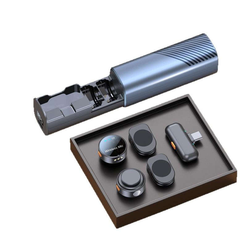 Bežični Lavalier mikrofon S53 – Kompaktni dizajn za snimanje, konferencije i prijenose uživo; ugrađena baterija 300–500 mAh; trajanje baterije 6–8 sati; frekvencijski raspon 20 Hz–20 kHz; SNR ≥70 dB