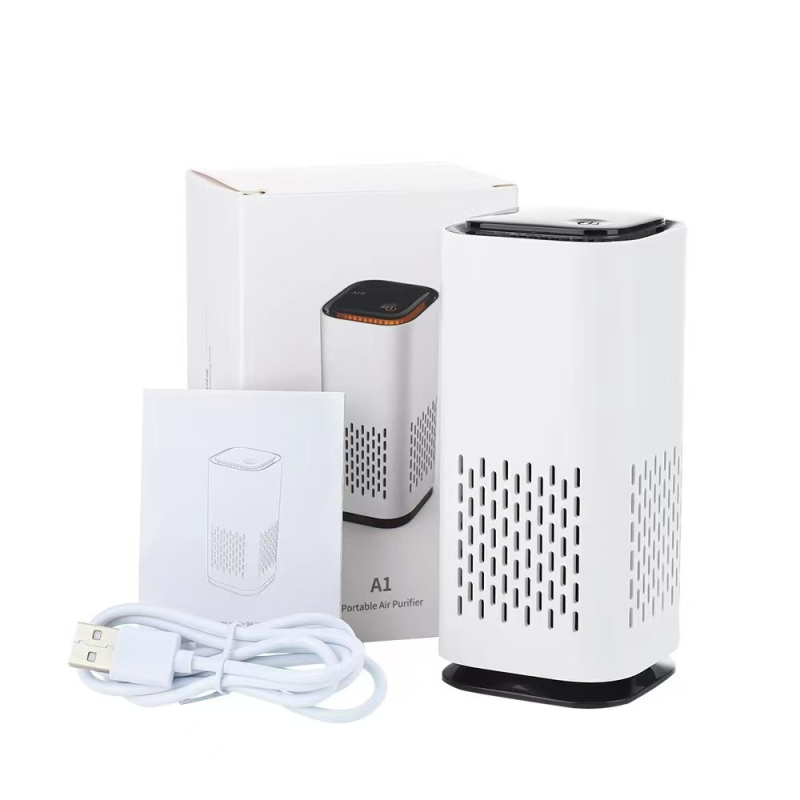 Automobilski pročišćivač zraka za uklanjanje formaldehida, USB napajanje, niski buka ≤36 dB, protok zraka 50 m³/h, HEPA + kompozitni filtar, za vozila, do 10 m²